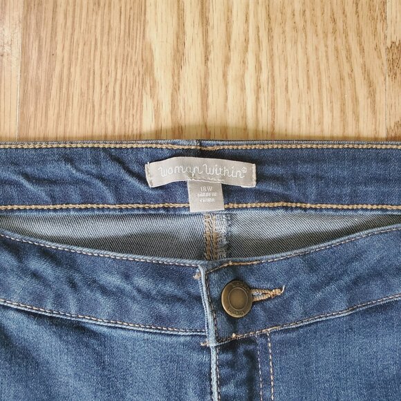 WOMAN WITHIN RELAXED FIT JEANS - Picture 4 of 4